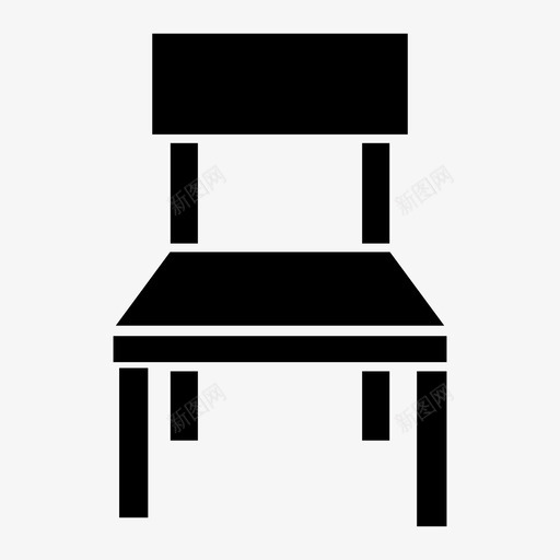 椅子长凳学校图标svg_新图网 https://ixintu.com 图标 学校 座位 椅子 长凳 集雕文