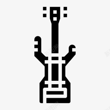 低音吉他电吉他音乐图标图标