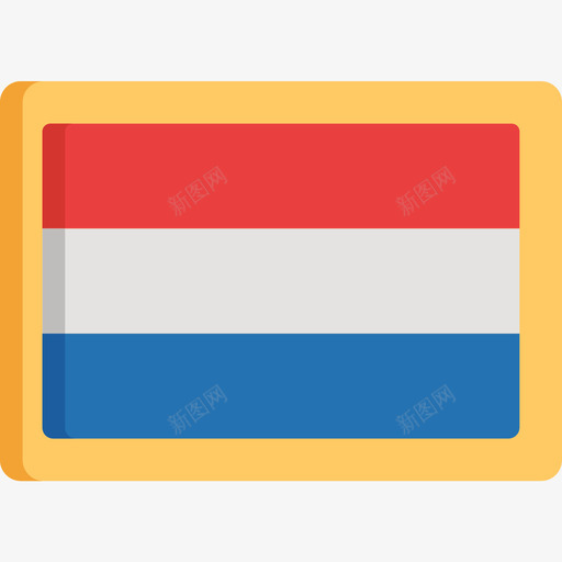 荷兰国旗10号扁平图标svg_新图网 https://ixintu.com 10号 国旗 扁平 荷兰