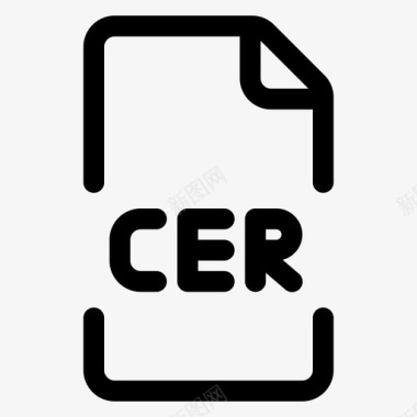 cer文件格式图标图标