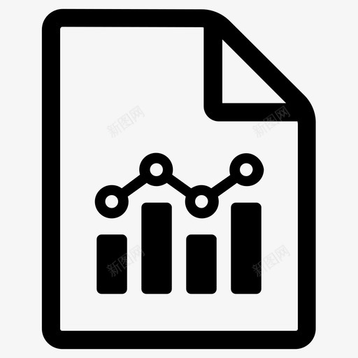 报告分析图表图标svg_新图网 https://ixintu.com 分析 分析图表报告图表统计和数据 图表 报告 统计