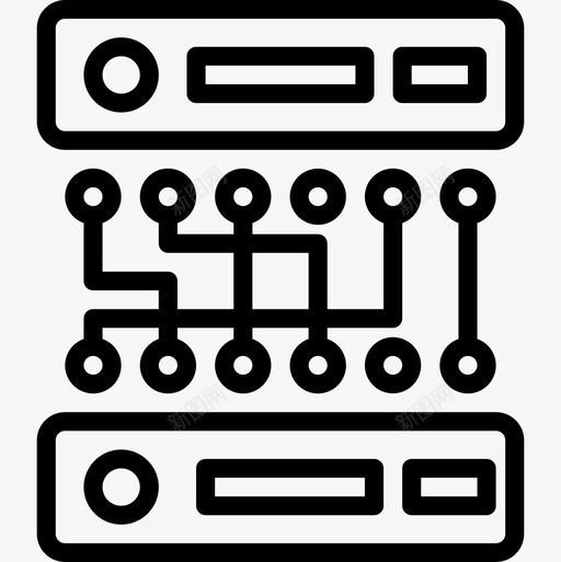 数据数据管理器3线性图标svg_新图网 https://ixintu.com 数据 数据管理 管理器 线性