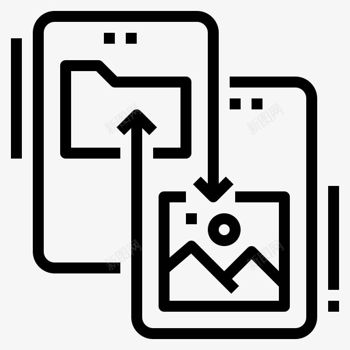速度移动共享图标svg_新图网 https://ixintu.com 传输 共享 同步 技术 移动 速度