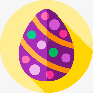 复活节彩蛋复活节第7天平装图标图标