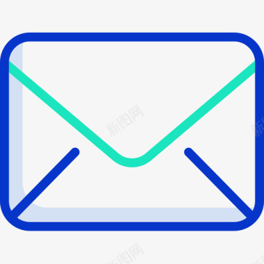 邮件邮件35轮廓颜色图标图标