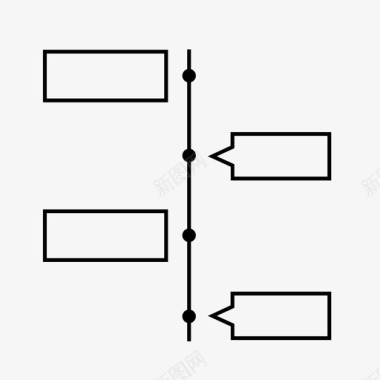 时间线演变时间表图标图标