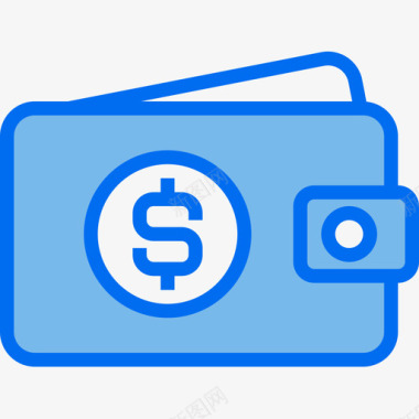 钱包seo83蓝色图标图标