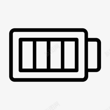 电池蓄电池充电图标图标