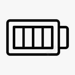 电源开发电池蓄电池充电图标高清图片