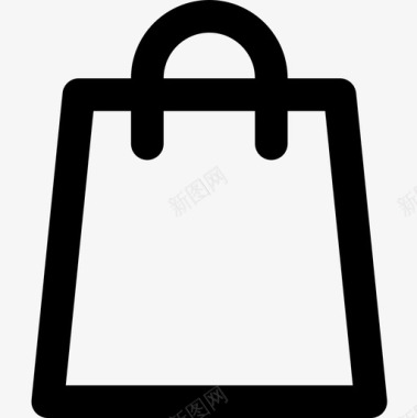 购物袋用户界面41线性图标图标