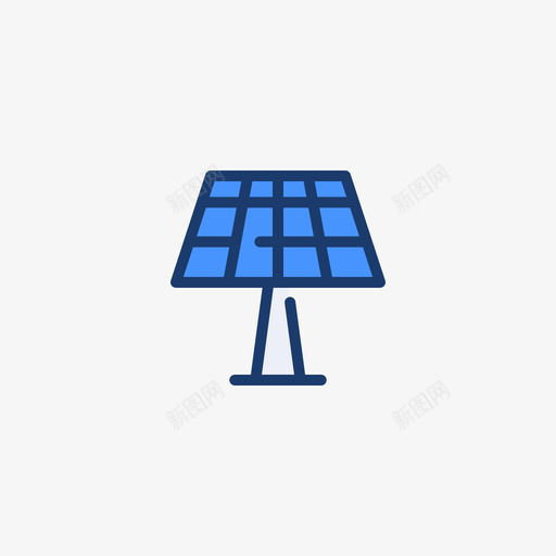 太阳能电池板荷兰21线性颜色图标svg_新图网 https://ixintu.com 太阳能电池板 线性颜色 荷兰21