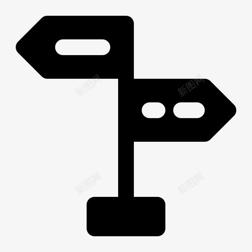 标志箭头方向图标svg_新图网 https://ixintu.com 方向 旅行 标志 符号 箭头 路标 道路