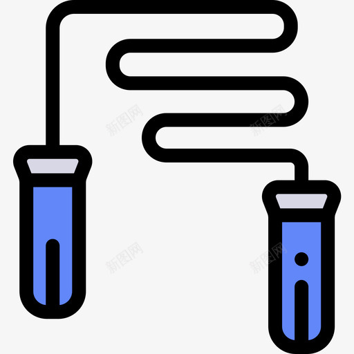 跳绳活跃的生活方式16线性颜色图标svg_新图网 https://ixintu.com 活跃 生活方式 线性 跳绳 颜色