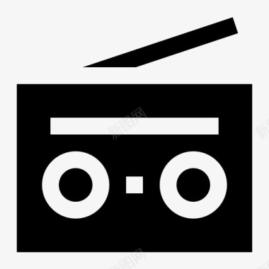 收音机音乐电台图标图标