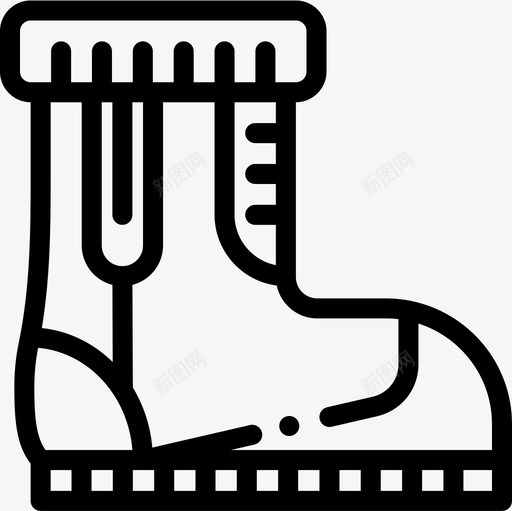 长靴冬季55直纹图标svg_新图网 https://ixintu.com 冬季 直纹 长靴
