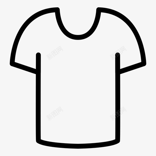 衬衫运动衫T恤图标svg_新图网 https://ixintu.com 衣服 衬衫 运动衫 配件