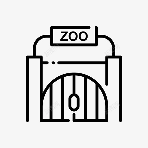 动物园18号动物园直系图标svg_新图网 https://ixintu.com 18号 动物园 直系