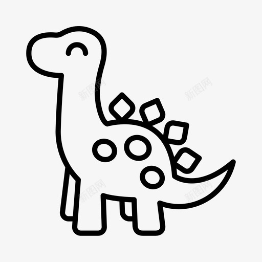 恐龙侏罗纪公园史前图标svg_新图网 https://ixintu.com 三叠 侏罗纪 公园 史前 恐龙