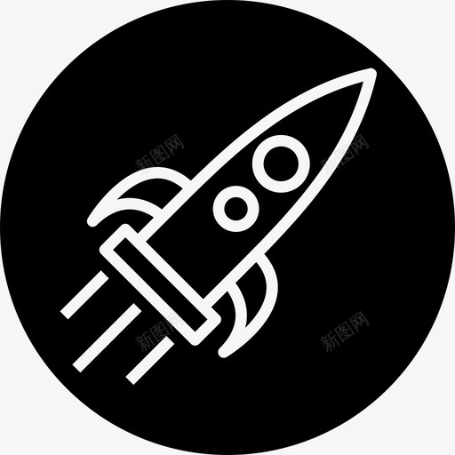 火箭发射项目图标svg_新图网 https://ixintu.com 优化 创业 发射 宇宙飞船 徽章 搜索引擎 火箭 项目