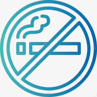 禁止吸烟68号机场梯度图标图标