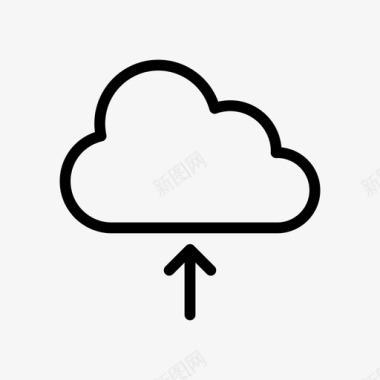 上载云数据库服务器图标图标