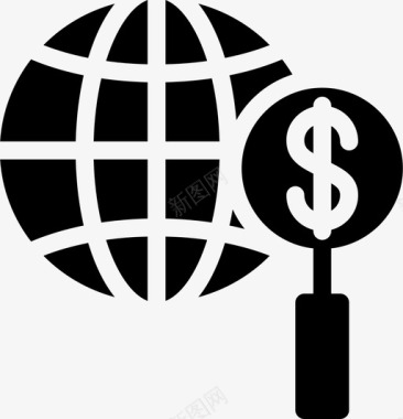 环球商业美元图标图标