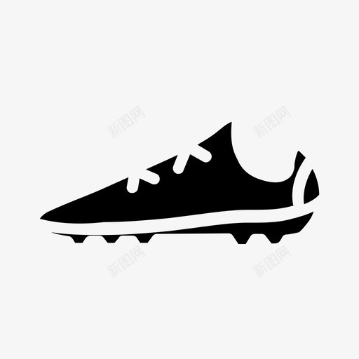 足球鞋足球足球符号图标svg_新图网 https://ixintu.com 足球 足球符号 足球鞋