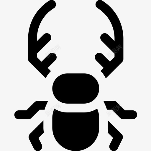 虫子昆虫8填充图标svg_新图网 https://ixintu.com 填充 昆虫8 虫子