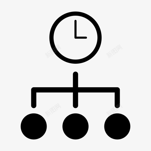 工时服务器计时器图标svg_新图网 https://ixintu.com 工作 工时 时间 服务器 标志 标志符 符号 网络营销 计时器