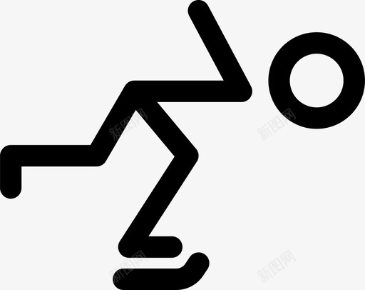 滑冰奥林匹克速度图标svg_新图网 https://ixintu.com 冬季 冬季奥林匹克运动 奥林匹克 滑冰 运动 速度