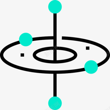 原子化学单色单色图标图标