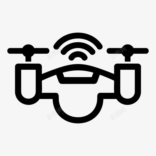 无人机摄像头飞行图标svg_新图网 https://ixintu.com 地图 摄像头 无人机 无线 飞行