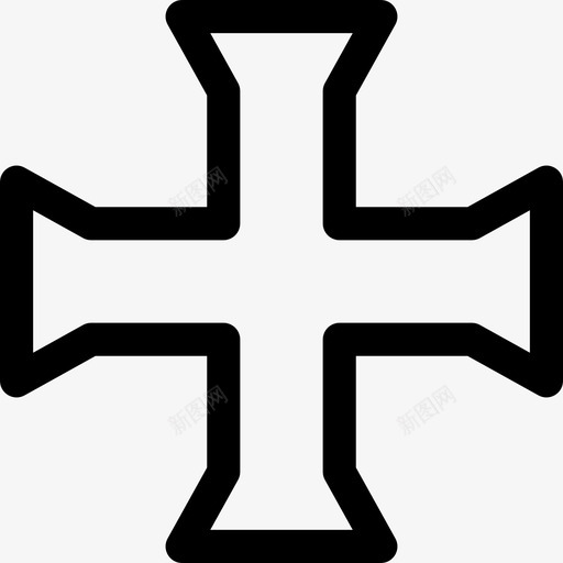 十字架基督教宗教图标svg_新图网 https://ixintu.com 十字架 历史 圣礼 基督教 宗教