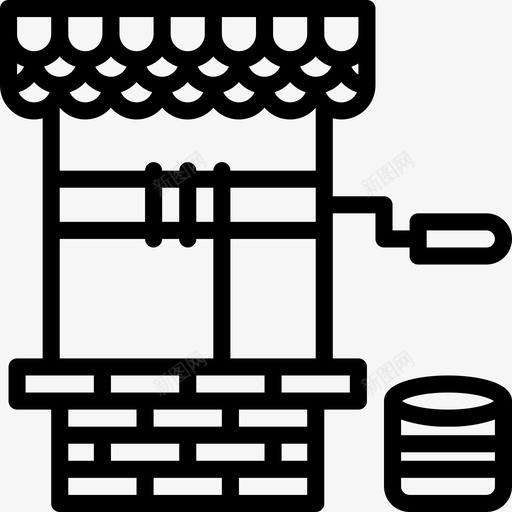 好吧农场30直线型图标svg_新图网 https://ixintu.com 农场 好吧 直线 线型