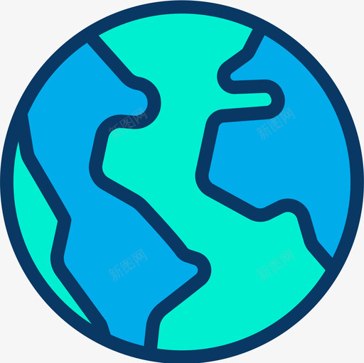 地球空间99线性颜色图标svg_新图网 https://ixintu.com 地球 空间 线性 颜色