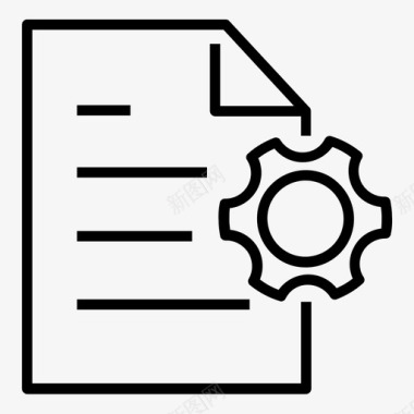 文件设置文档管理图标图标