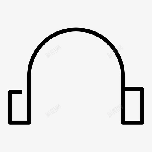 支持客户服务耳机图标svg_新图网 https://ixintu.com 图标 客户服务 支持 符号 线图 耳机