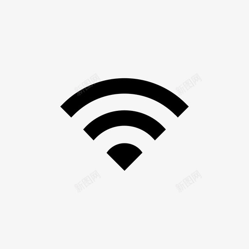 wifi互联网在线图标svg_新图网 https://ixintu.com wifi 互联网 信号 在线