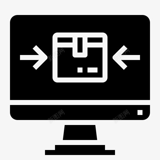 计算机交付74填充图标svg_新图网 https://ixintu.com 交付74 填充 计算机