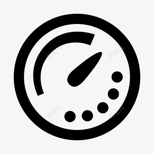 时间时钟仪表图标svg_新图网 https://ixintu.com 仪表 定时 定时器 时钟 时间 时间管理 速度表