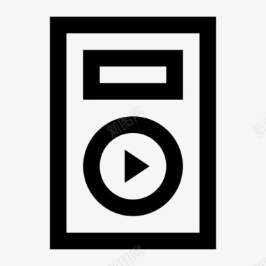 ipodmp3播放器音乐图标图标