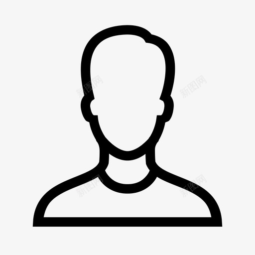 个人资料伙计用户图标svg_新图网 https://ixintu.com 个人资料 伙计 用户