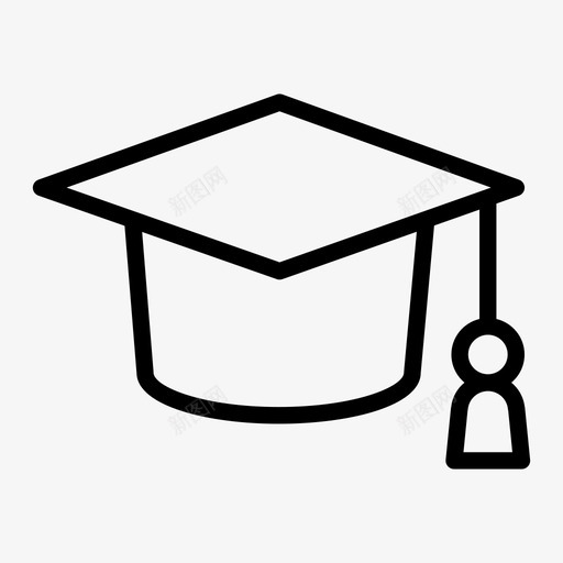 教育大学帽子图标svg_新图网 https://ixintu.com 大学 学生 帽子 教育 智慧城市1 纸板