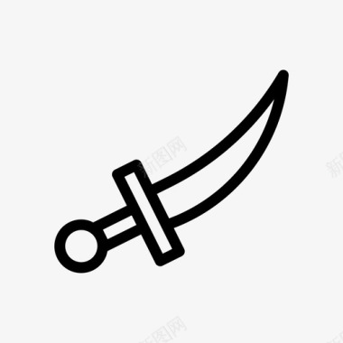 匕首游戏刀图标图标