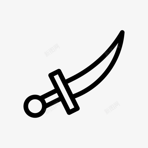 匕首游戏刀图标svg_新图网 https://ixintu.com 匕首 工具 斋月 武器 游戏 风格