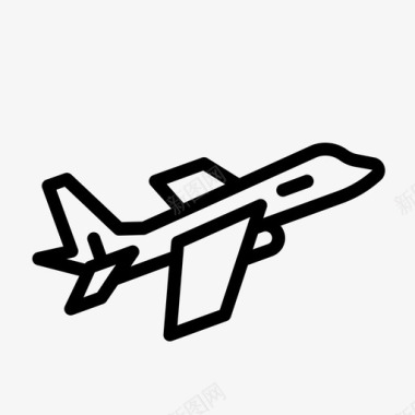 飞机喷气式飞机运输工具图标图标