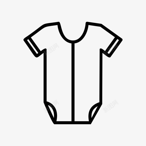 婴儿布儿童衣服图标svg_新图网 https://ixintu.com 儿童 婴儿 时尚 衣服