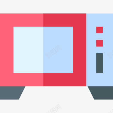 微波炉家庭和生活19公寓图标图标