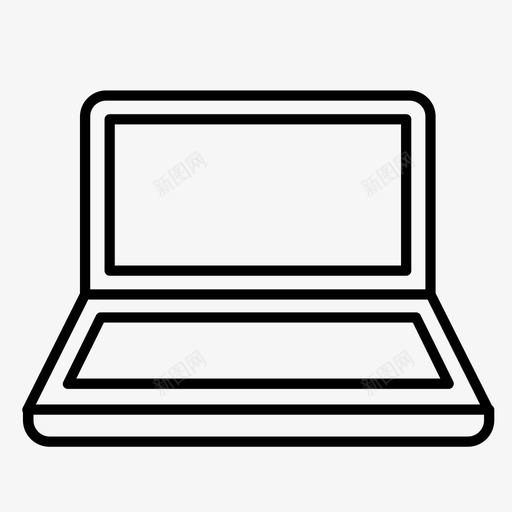 笔记本电脑商务金融图标svg_新图网 https://ixintu.com 商务 工作 概要 电脑 笔记本 网络 金融
