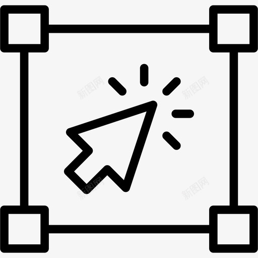 选择网页104线性图标svg_新图网 https://ixintu.com 线性 网页设计104 选择